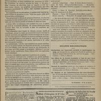 0827 - Page 815 - Clinique des maladies de la bouche. M. E. Magitot. De la gingivite. - Ses différentes formes. - Essais de classification. - Son traitement par l'acide chromique monohydraté. Leçons et observations recueillies par M. le Docteur Th. David / Chronique et nouvelles scientifiques / Bulletin bibliographique