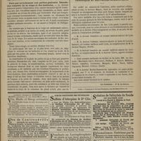 0843 - Page 831 - Revue de la presse. Les symptômes de la rage / Plaie par arrachement aux parties génitales. Dénudation complète de la verge et des testicules. (Gaz. méd. de l'Algérie) / Chronique et nouvelles scientifiques