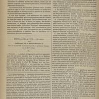 0856 - Page 844 - Hôpital des Enfants-Malades. M. Bouchut. De la paralysie infantile. (Leçon recueillie par le Docteur Gelineau) / Hôpital de la Pitié. M. Lasègue. Conférence sur la métallothérapie. Faite le 13 juin 1878, sur l'invitation de M. le Professeur Lasègue, par le Dr V. Burq
