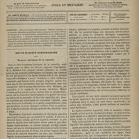 0885 - Page 873 - Sommaire / Revue clinique hebdomadaire. Tumeurs kystiques de la mamelle