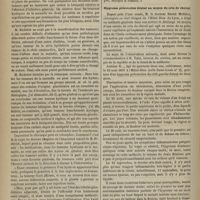 0886 - Page 874 - Revue clinique hebdomadaire. Tumeurs kystiques de la mamelle / Hygroma prérotulien drainé au moyen du crin de cheval