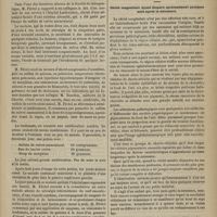 0887 - Page 875 - Revue clinique hebdomadaire. Hygroma prérotulien drainé au moyen du crin de cheval / Traitement de la névralgie faciale épileptiforme par le sulfate de cuivre ammoniacal / Clinique ophthalmologique. M. Ch. Abadie. Cécité congénitale ayant disparu spontanément quelques mois après la naissance