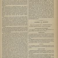 0905 - Page 893 - Royal College of Surgeons. M. Tim. Holmes. Leçons sur le traitement des anévrysmes. (Traduites de l'anglais par le Dr C. Caussidou) / Académie de médecine. Séance du 24 septembre 1878. Correspondance non officielle / Présentations / Rapports / Communications. Inspection de la viande de boucherie. M. Bouley