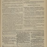 0923 - Page 911 - Revue de la presse. De la dysménorrhée membraneuse. (Gaz. obstétr.) / Corps étrangers multiples de l'estomac. (The med. Press.) (Un. méd.) / Chronique et nouvelles scientifiques. Concours de l'internat / Bulletin bibliographique