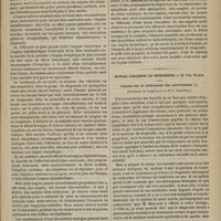 0927 - Page 915 - Hôpital Necker. M. Potain. I. Diagnostic différentiel entre une éruption eczémateuse et un érysipèle de la face. - II. Angine herpétique / Royal College of Surgeons. M. Tim. Holmes. Leçons sur le traitement des anévrysmes. (Traduites de l'anglais par le Dr C. Caussidou)