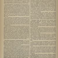 0938 - Page 926 - Revue de la presse. Contribution à l'étude de la dénudation des nerfs. (Gaz. hebdom.) / La désarticulation coxo-fémorale, par Lüning... (Revue méd. de l'Est) / Concrétions intestinales membraniformes. (Marseille méd.) / Thrombose d'une des branches de la grande veine mésaraïque coïncidant avec une cirrhose atrophique chez un alcoolique. (Progrès méd.)