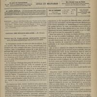 0941 - Page 929 - Sommaire / Hôpital des Enfants-Malades. M. Bouchut. Variété rare de tropho-névrose. Arthropathie noueuse, suite de lésion périphérique des nerfs de la main
