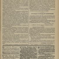 0955 - Page 943 - Académie de médecine. Séance du 8 octobre 1878. Lectures. L'inclinaison et la flexion de la colonne vertébrale dans les déviations latérales de cette tige. M. J. Guérin / De la chaleur animale. M. L.-A. Bonnal... / Chronique et nouvelles scientifiques