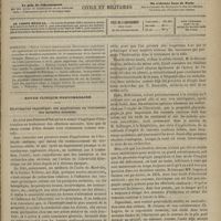 0957 - Page 945 - Sommaire / Revue clinique hebdomadaire. Électrisation céphalique ; ses applications au traitement des maladies mentales