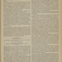 0961 - Page 949 - Hôpital Cochin. M. Desprès. Adénite salivaire par rétention. - Aphthe du plancher de la bouche ayant produit l'oblitération passagère du conduit de Warthon. Observation recueillie par M. Mary... / Goître suffocant. Laryngotomie inter-crico-thyroïdienne. - Sondage et dilatation de la trachée rétrécie. Par le Docteur M. Krishaber. (Extrait de la communication faite à l'Académie de médecine le 8 septembre)