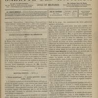 0973 - Page 961 - Sommaire / Séance de l'Académie de médecine. [Dr Brochin] / Hôpital Necker. M. Potain. I. Fièvre syphilitique. - II. Anémie saturnine : double souffle crural