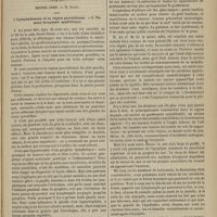0975 - Page 963 - Hôpital Necker. M. Potain. I. Fièvre syphilitique. - II. Anémie saturnine : double souffle crural / Hôtel-Dieu. M. Richet. I. Lymphadénome de la région parotidienne. - II. Tumeur lacrymale syphilitique