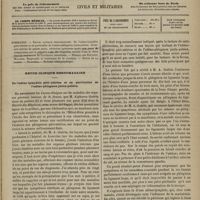 0981 - Page 969 - Sommaire / Revue clinique hebdomadaire. De l'adéno-lymphite péri-utérine et en particulier de l'adéno-phlegmon juxta-pubien