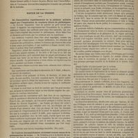 0986 - Page 974 - Hôpital des Enfants Malades. M. de St-Germain. Diagnostic et traitement de la coxalgie / Revue de la presse. De l'inoculation expérimentale de la phthisie miliaire aiguë par l'inspiration de crachats dilués de phthisiques. (Nice méd.) / De l'utérus incomplètement cloisonné comme cause de la présentation du tronc. (Courrier méd.) / Fistule vésico-intestinale consécutive à une invagination, par M. Bruchet...