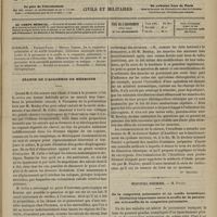 0997 - Page 985 - Sommaire / Séance de l'Académie de médecine. [Dr Brochin] / Hôpital Necker. M. Potain. De la congestion pulmonaire et du souffle bronchique. - Distinction importante entre le souffle de la pneumonie et le souffle de la congestion pulmonaire