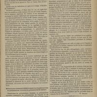 1007 - Page 995 - Revue clinique hebdomadaire. Version par manoeuvres externes / Méthode pour maintenir définitivement les transformations de présentations vicieuses en présentation du sommet / Clinique ophthalmologique. M. Carré. Paillette d'acier ayant séjourné neuf ans dans l'oeil. Accidents consécutifs. Énucléation