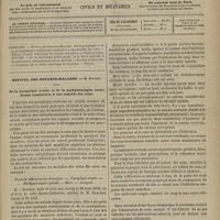 1013 - Page 1001 - Sommaire / Hôpital des Enfants-Malades. M. Bouchut. De la paraplégie rénale et de la pachyméningite rachidienne consécutive à une maladie des reins