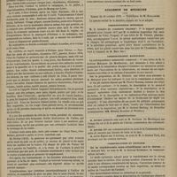 1025 - Page 1013 - Invagination intestinale avec sortie d'un mètre environ d'intestin grêle, chez une enfant de huit ans, suivie de guérison. Par le Docteur Debrou... / Académie de médecine. Séance du 28 octobre 1878. Correspondance officielle / Correspondance manuscrite / Présentations / Communications et lectures. De la trachéotomie sous-cricoïdienne sur le cheval. M. Bouley, au nom de M. le Docteur Krishaber