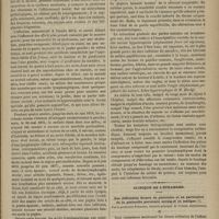 1031 - Page 1019 - Hôpital Saint-Louis. M. Ernest Besnier. De l'éléphantiasis / Clinique de l'étranger. Des différentes formes de périostite et en particulier de la périostite purulente suraiguë ou maligne. Par le Professeur Podraski...