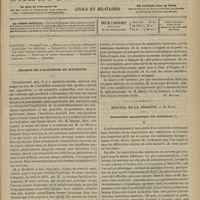 1037 - Page 1025 - Sommaire / Séance de l'Académie de médecine. [Dr Brochin] / Hôpital de la Charité. M. Hardy. Contracture spasmodique des mâchoires