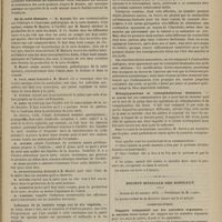 1057 - Page 1045 - Société de biologie. Séance du 8 novembre 1878. Communications. Du mode de terminaison des nerfs sensitifs dans les corpuscules du tact. M. Renaut / De la carie dentaire. M. Maurel / Influence de la lumière rouge sur la vie végétale. M. Paul Bert / Des différences de contractilité électro-musculaire dans la paralysie atrophique de l'enfance. M. Onimus / Réimplantations et transplantations dentaires. M. David / Société médicale des hôpitaux. Séance du 25 octobre 1878. Communications. Rapport trimestriel sur les maladies régnantes. M. Besnier