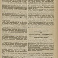 1089 - Page 1077 - Hospice de la Salpêtrière. M. Charcot. Phénomènes divers de l'hystéro-épilepsie. - Catalepsie provoquée artificiellement / Académie de médecine. Séance du 19 novembre 1878. Correspondance non officielle / Présentations