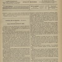 1101 - Page 1089 - Sommaire / Hôpital de la Charité. M. Gosselin. Kyste folliculaire profond du vagin