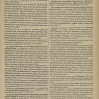 1105 - Page 1093 - Société de biologie. Séance du 16 novembre 1878. Communications. Accidents déterminés par l'emploi de l'atropine et de la duboisine. M. Galezowski / Des signes différentiels de l'anévrysme abdominal et des tumeurs solides. M. Franck, au nom de M. Boursier..., et en son propre nom, observation dans le service de M. Fauvel... / Recherche physiologique de l'oxyde de carbone dans plusieurs produits de combustion. A. Gréhant / Des hémorrhagies intestinales consécutives aux lésions expérimentales de la moelle. M. Noel, au nom de M. Brown-Séquard / De la différenciation suivant les sexes. M. Delaunay / Séance du 23 novembre 1878. Présentations. Influence des mouvements exagérés de la respiration sur la circulation dans les cas d'anévrysmes intra-thoraciques. M. Franck / Des modifications de la coloration chez certains animaux privés d'un oeil. M. Pouchet / Paralysie du moteur oculaire interne avec déviation conjuguée. M. Graux
