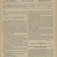 1109 - Page 1097 - Sommaire / Séance de l'Académie de médecine. [Dr Brochin] / Hospice de la Salpêtrière. M. Charcot. Épisodes nouveaux de l'hystéro-épilepsie. - Zoopsie. - Catalepsie chez les animaux