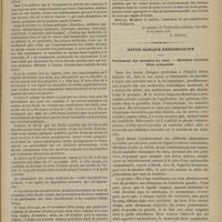 1119 - Page 1107 - Études médicales. [A. Bardoux] / Revue clinique hebdomadaire. Traitement des maladies du coeur. - Maladies mitrales dites composées