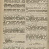 1128 - Page 1116 - Société de biologie. Séance du 30 novembre 1878. Communications. Anesthésie locale ; injection d'éther. M. Dumont-Pallier / Des sels de cuivre. M. Gréhant, au nom de M. Philippeau / Paralysie générale. - Tumeur cérébrale. M. Magnan / De l'urine dans l'hématurie des vaches. M. Albert Robin, sur la demande de M. H. Bouley / Société médicale des hôpitaux. Séance du 22 novembre 1878. Pleurésie purulente. M. Moutard-Martin, à l'occasion de la communication, par M. Rendu