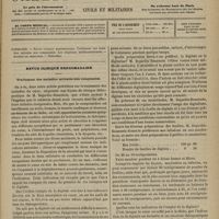 1141 - Page 1129 - Sommaire / Revue clinique hebdomadaire. Traitement des maladies mitrales non compensées