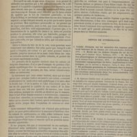 1214 - Page 1202 - Hôpital Necker. M. Potain. Syphilis congénitale du foie, de la rate et des reins / Revue de gynécologie. I. Leçons cliniques sur les maladies des organes génitaux internes de la femme, par Alphonse Guérin. Delahaye, 1878. - II. Étude sur les ulcères simples du col de l'utérus, par le Docteur Obled. Delahaye, 1878. - III. De l'action physiologique et thérapeutique de l'ergot de seigle, par le Docteur Peton. Delahaye, 1878, - IV. Recherches sur l'anatomie topographique du foetus. Applications à l'obstétrique, par le Docteur A. Ribemont. Paris, O. Doin, 1878. - V. Du prolapsus graisseux de l'abdomen chez la femme, par le Docteur Guéniot, in Archives de Tocologie. - VI. A propos des tractions mécaniques dans les accouchements. Lettres du Docteur Pros...