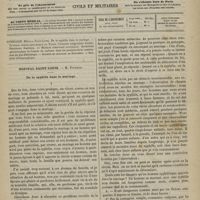 0011 - Page 9 - Sommaire / Hôpital Saint-Louis. M. Fournier. De la syphilis dans le mariage