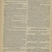 0024 - Page 22 - Académie de médecine. Séance du 7 janvier 1879. Correspondance / Installation du bureau / Présentation de pièce pathologique / Discussion sur la septicémie. M. Colin / Société médicale des hôpitaux. Séance du 27 décembre 1878. Présentations. M. Féréol, thèse de M. le Docteur Graux : De la paralysie du moteur oculaire externe avec déviation conjuguée / Rapports / Communications. Ulcérations trachéales et bronchiques dans la bronchite chronique. M. Ferrant / Paralysies d'origine spinale. M. Debove