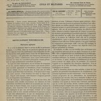 0027 - Page 25 - Sommaire / Revue clinique hebdomadaire. Paralysie agitante