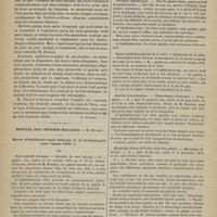 0030 - Page 28 - Revue clinique hebdomadaire. Statistique des affections rétiniennes observées à la clinique de M. Fieuzal. - Cas d'hémorrhagies rétiniennes de la macula avec excavation atrophique de la papille / Hôpital des Enfants-Malades. M. Bouchut. Revue d'ophthalmoscopie médicale et de cérébroscopie pour l'année 1878