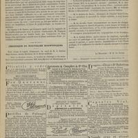 0033 - Page 31 - Société de biologie. Séance du 28 décembre 1878. Communications. Du double battement des anévrysmes intra-thoraciques. M. Franck / Chronique et nouvelles scientifiques. Hôpitaux de Marseille