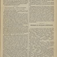 0039 - Page 37 - Société de biologie. Addition à la séance du 28 décembre 1878. De l'aphasie et de l'incohérence. M. Magnan / Séance du 4 janvier 1879. Conservation des cerveaux. M. Franck / Eczéma marginé. M. Vidal / Chronique et nouvelles scientifiques