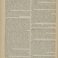 0054 - Page 52 - Société de chirurgie. Calcul dans la prostate ; rétrécissement de l'urèthre ; taille prérectale sans cathéter ; guérison. (Séance du 16 octobre). M. Desprès / Du manuel opératoire de certaines résections. (Séance du 23 octobre). M. Verneuil / Présentation de pièce. M. Motte... / Sarcome fasciculé de la paume de la main gauche. - Extirpation. - Guérison. (Séance du 30 octobre). M. Paquet... / Extraction d'une balle de revolver située profondément dans le rocher. - Guérison, par M. Terrillon... M. Le Dentu...