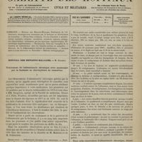 0059 - Page 57 - Sommaire / Hôpital des Enfants-Malades. M. Bouchut. Traitement de l'albuminurie chronique avec anasarque par la fuchsine ou chlorhydrate de rosaniline