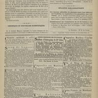 0065 - Page 63 - Société médicale des hôpitaux. Séance du 10 janvier 1879. La liqueur de pepsine. M. Ball / Chronique et nouvelles scientifiques / Bulletin bibliographique