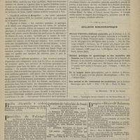 0073 - Page 71 - Chronique et nouvelles scientifiques. Faculté de médecine de Montpellier / Bulletin bibliographique
