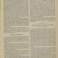 0101 - Page 99 - Revue clinique hebdomadaire. Des angioleucites viscérales. - Rôle de l'angioleucite dans l'oedème de la glotte / Éruption médicamenteuse / Kyste multiloculaire complexe de l'aisselle ; par M. Pilate...