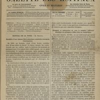 0107 - Page 105 - Sommaire / Hôpital de la Pitié. M. Verneuil. Récidive d'une tumeur fibro-plastique, quatorze ans après l'extirpation / Rougeur et induration de tout le membre inférieur simulant un phlegmon diffus chez un diabétique
