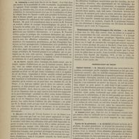 0124 - Page 122 - Société de chirurgie. Séance du 15 janvier 1879. Communication. Arthrite blennorrhagique coxo-fémorale. M. M. Sée / Lectures. Ulcères des téguments dans certaines paralysies de l'enfance. M. Nepveu / Traitement des corps étrangers du rectum. M. Poulet / Présentation de pièces. Calcul vésical. M. Tillaux / Kyste de la prostate. M. Le Dentu