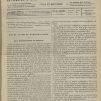 0147 - Page 145 - Sommaire / Revue clinique hebdomadaire. De la dyspnée nerveuse des néphrites