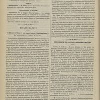 0152 - Page 150 - Société de chirurgie. Séance du 12 février 1879. Communication. Expériences : l'acide phénique ne tue pas les germes. - Pansement à l'alcool. M. Perrin / Lecture. Ovariotomie. M. Pozzi / Présentation de malade. Épithélioma de la langue chez la femme. M. Berger / Bibliographie. Le climat de Brest et ses rapports avec l'état sanitaire, par le Docteur Borius... / Chronique et nouvelles scientifiques. Facultés de médecine : bourses d'études / Faculté de médecine de Bordeaux