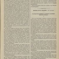 0165 - Page 163 - Hôpital de la Pitié. M. Verneuil. Corps étrangers fictifs, dans l'oesophage et dans l'oreille / Hôpital de la Charité. M. Laboulbène. A propos d'une épidémie de trichinose, la première observée en France