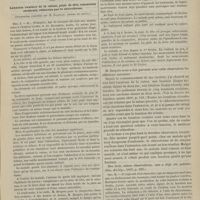 0189 - Page 187 - Hôpital des Cliniques. M. Depaul. De l'accouchement prématuré artificiel. - Des divers moyens à l'aide desquels on peut le provoquer / Hôpital Cochin. M. Desprès. Luxation ovalaire de la cuisse, plaie de tête, commotion cérébrale, réduction par le chloroforme. (Observation recueillie par M. Ramonat...)